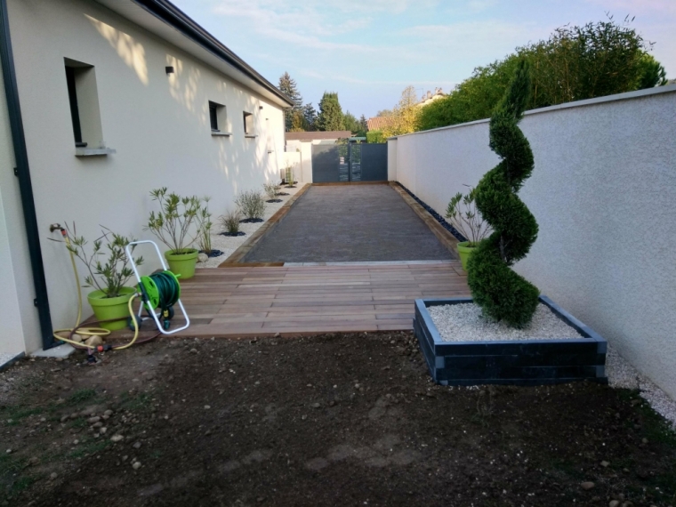 Aménagement  terrain de pétanque , Veauche, VILLARD PAYSAGE